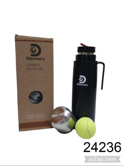 Imagen de TERMO DE ACERO TERMICO C/MANIJA DISCOVERY 1LT 9.25